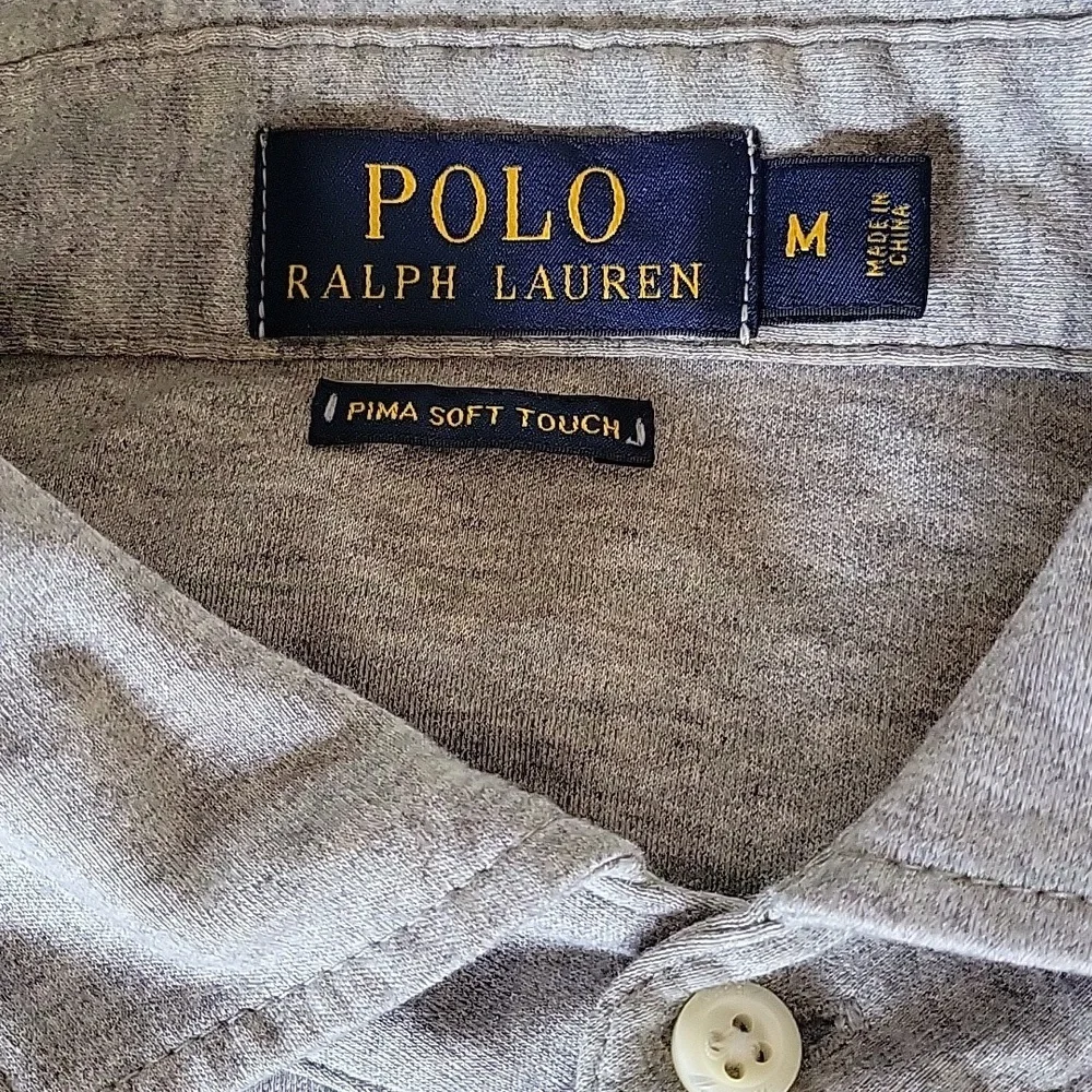 Classic Fit Soft Cotton Polo Shirt Polo Ralph Lauren Sz M